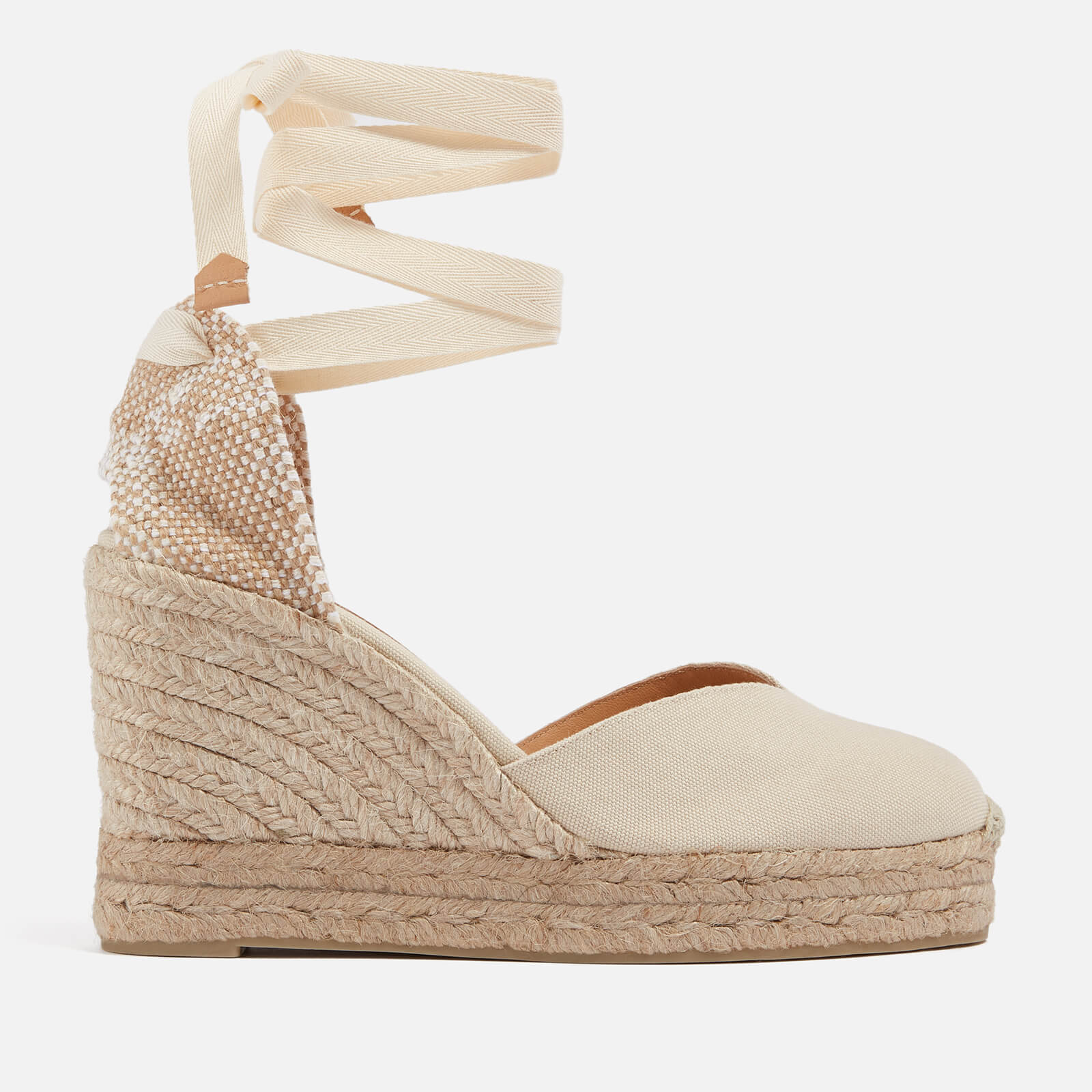 Castañer Women’s Chiara Canvas Wedge Espadrilles - UK 5 von Castañer