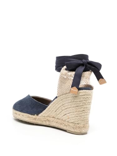 Espadrilles Castañer Chiara Aus Blauem Stoff von Castañer