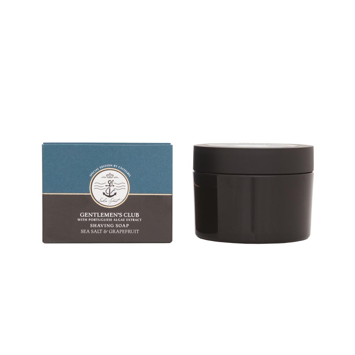 Castelbel Gentlemens Club Sea Salt Shaving Soap 155g - BLUE (155 g) von Castelbel