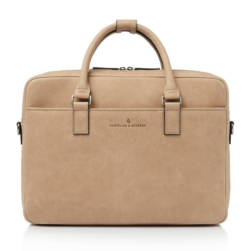 Castelijn Beerens Carisma Laptop Bag 15.6 Inch RFID-Beige von Castelijn & Beerens
