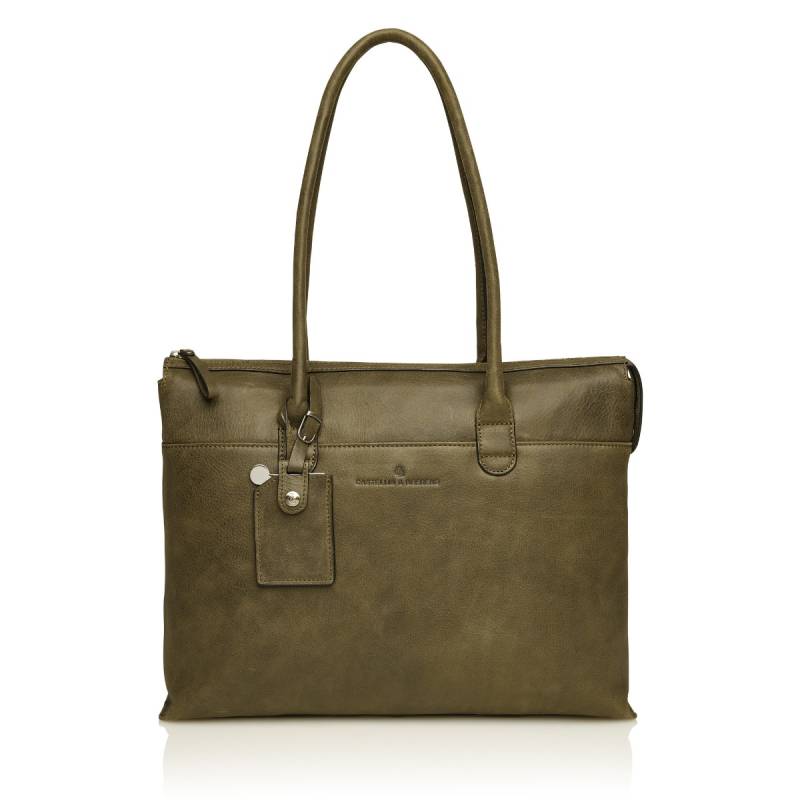 Castelijn & Beerens Carisma Laptop-Umhängetasche 15,6" + Tablette-Grün von Castelijn & Beerens