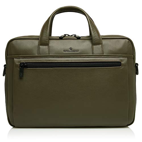 Castelijn & Beerens | Charlie Laptoptasche 15,6” RFID | grün von Castelijn & Beerens