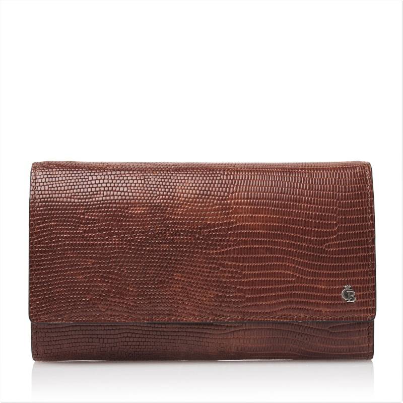 Castelijn & Beerens Donna Portemonnaie Damen 6 Karten RFID-Cognac von Castelijn & Beerens