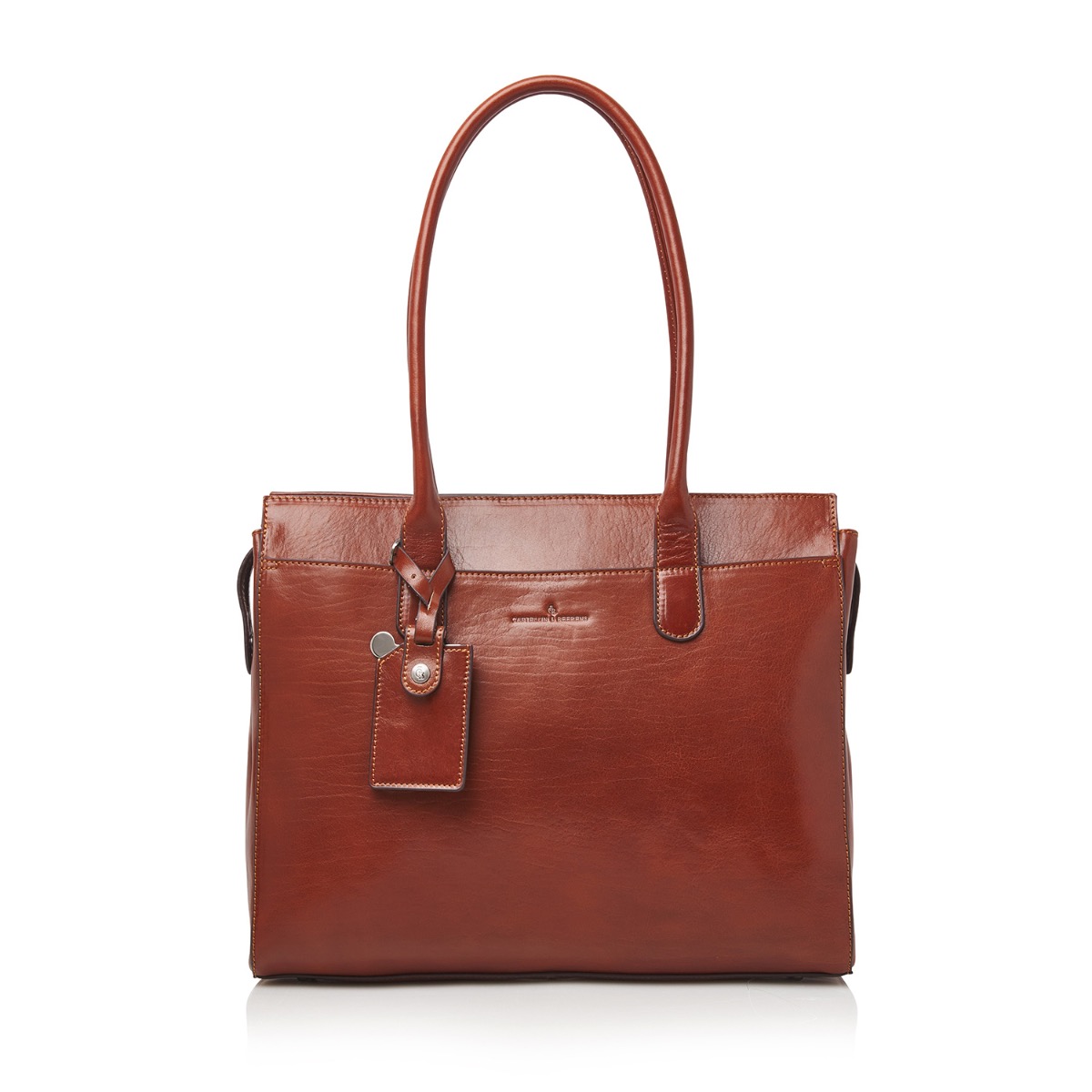 Castelijn & Beerens - Gaucho Ellen Umhängetasche 15.6 RFID-Cognac von Castelijn & Beerens