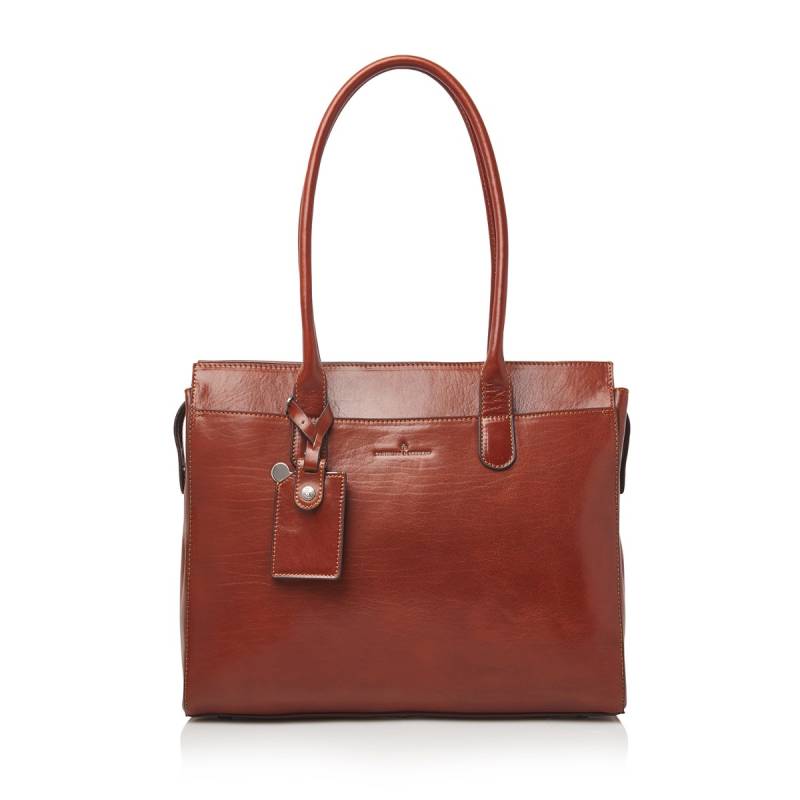 Castelijn & Beerens - Gaucho Ellen Umhängetasche 15.6 RFID-Cognac von Castelijn & Beerens