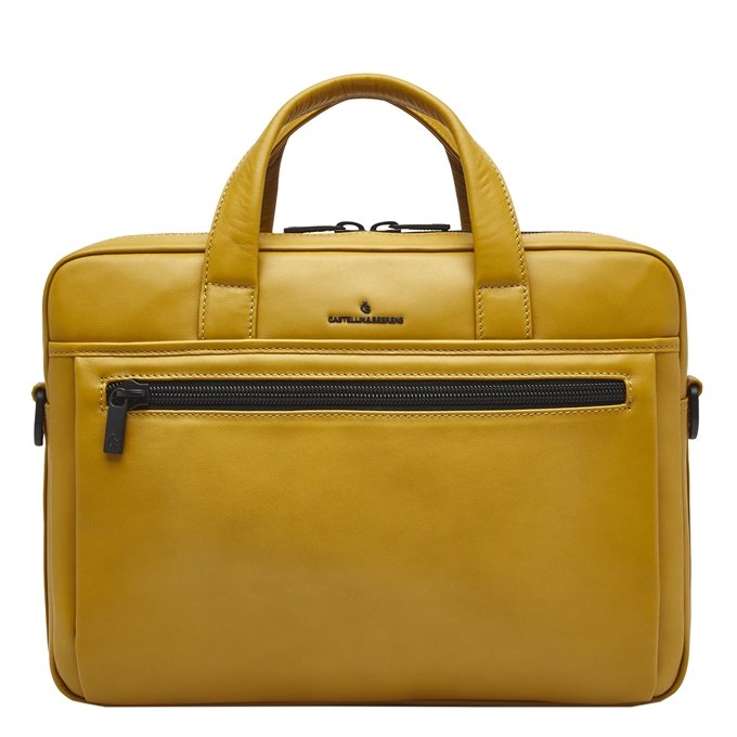 Castelijn & Beerens Nappa X Charlie Laptoptasche 15,6''-Gelb von Castelijn & Beerens