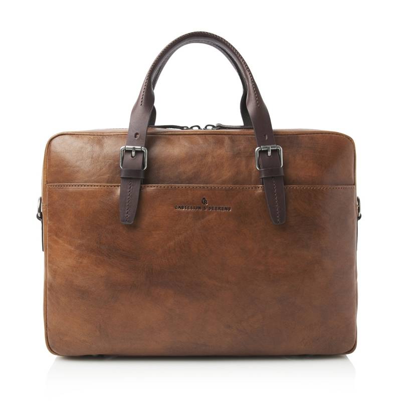 Castelijn & Beerens - Rien Laptoptasche 15,6 + tablet RFID-Natural von Castelijn & Beerens