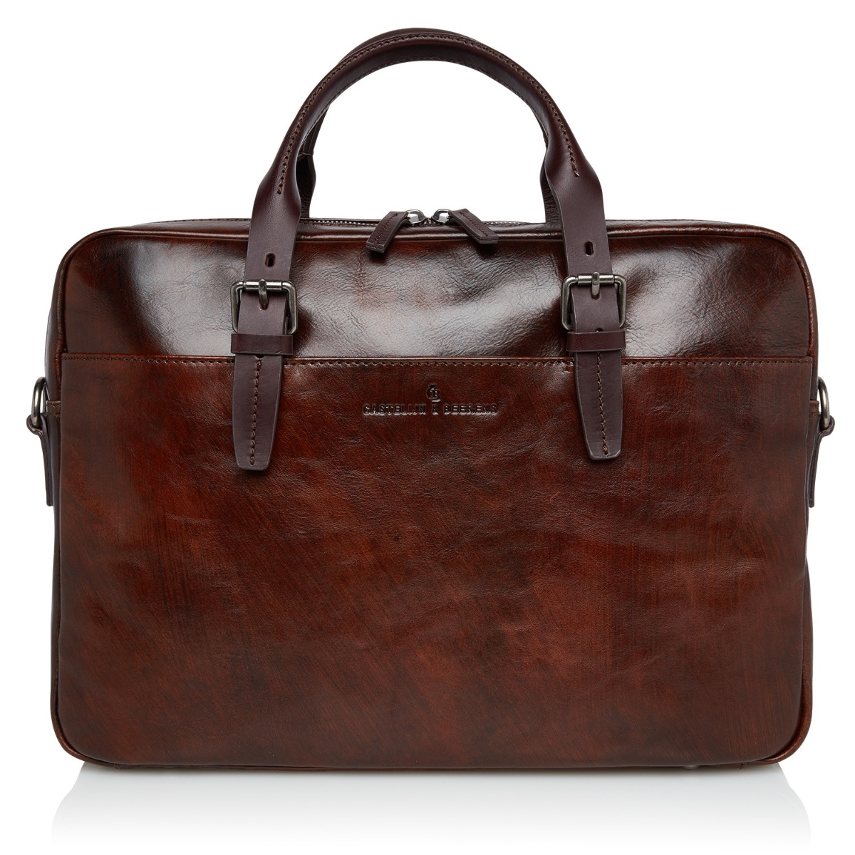 Castelijn & Beerens Rien Laptoptasche 15.6'' RFID-Cognac von Castelijn & Beerens