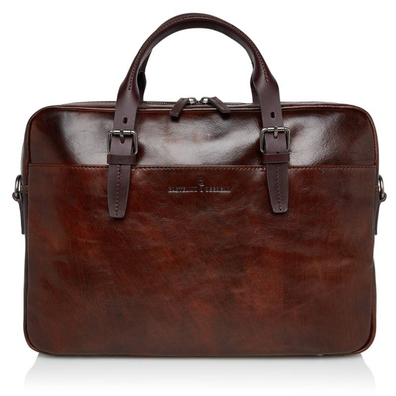 Castelijn & Beerens Rien Laptoptasche 15.6'' RFID-Cognac von Castelijn & Beerens