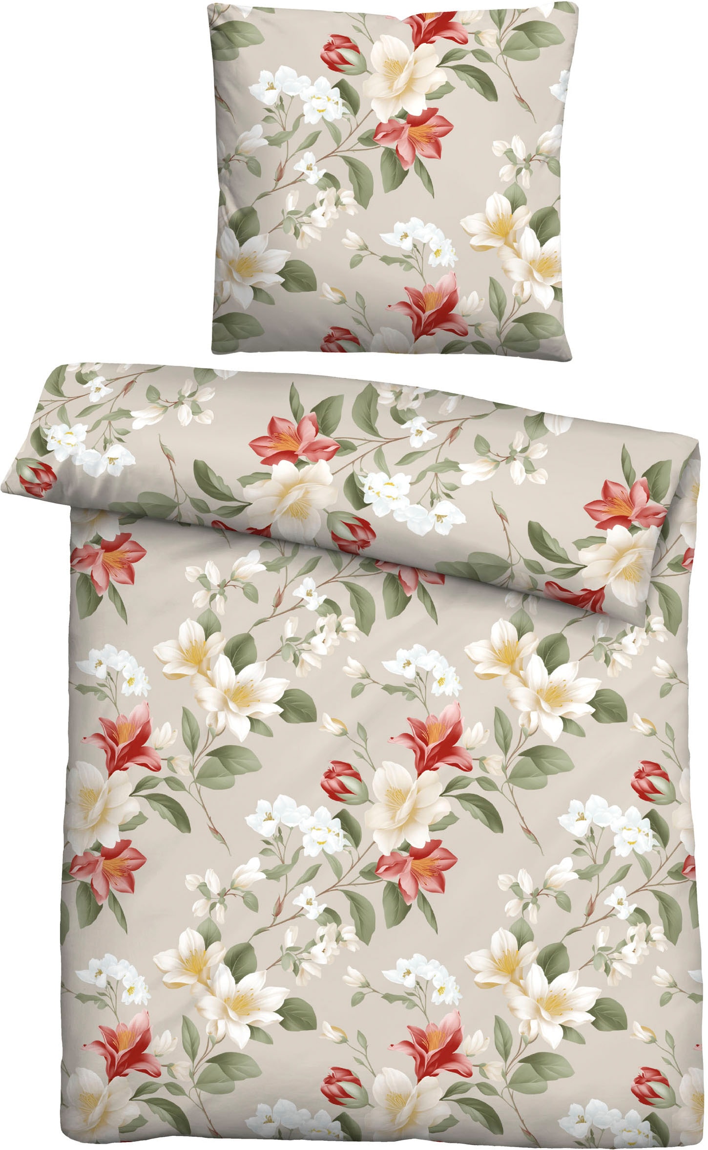 Castell - Markenbettwäsche Bettwäsche "0080458" 2 Stk. tlg. kuschelig warm, 100% Baumwolle, Winter Castell - Markenbettwäsche Bettwäsche "0080458" 2 Stk. tlg. kuschelig warm, 100% Baumwolle, Winter von Castell - Markenbettwäsche