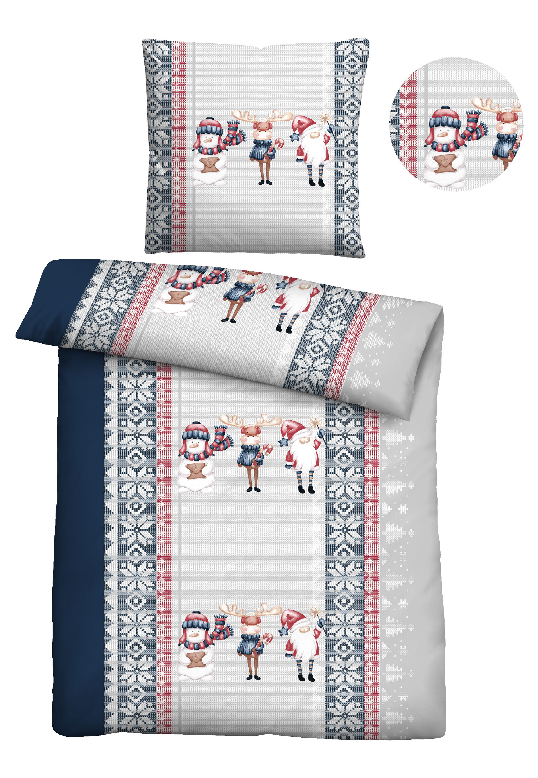 Castell - Markenbettwäsche Bettwäsche "0301113" 2 Stk. tlg. wohlig warm, temperaturausgleichend, 100% Baumwolle, pflegeleicht von Castell - Markenbettwäsche