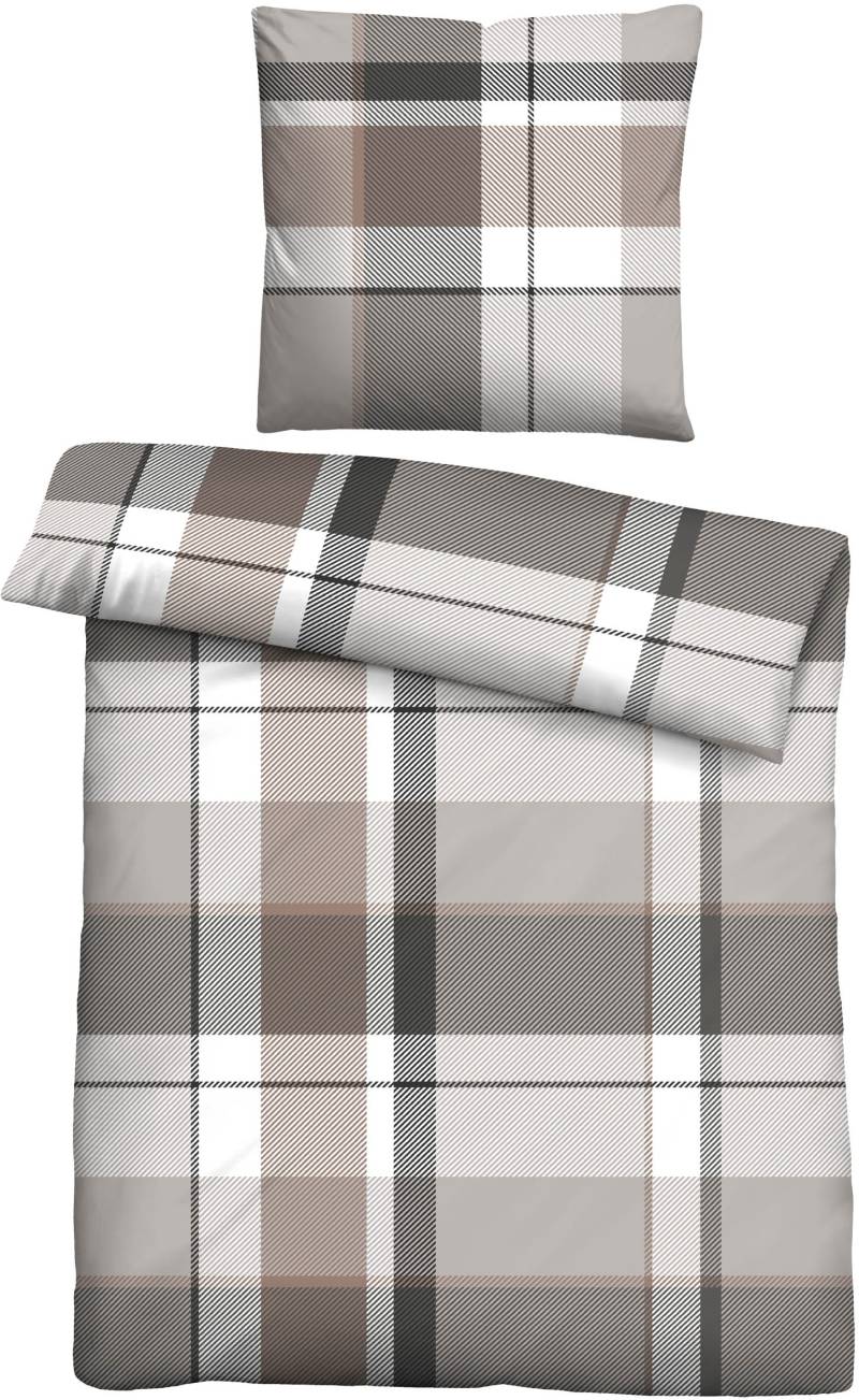 Castell - Markenbettwäsche Bettwäsche "0306725" 2 Stk. tlg. wohlig warm, temperaturausgleichend, 100% Baumwolle, pflegeleicht von Castell - Markenbettwäsche