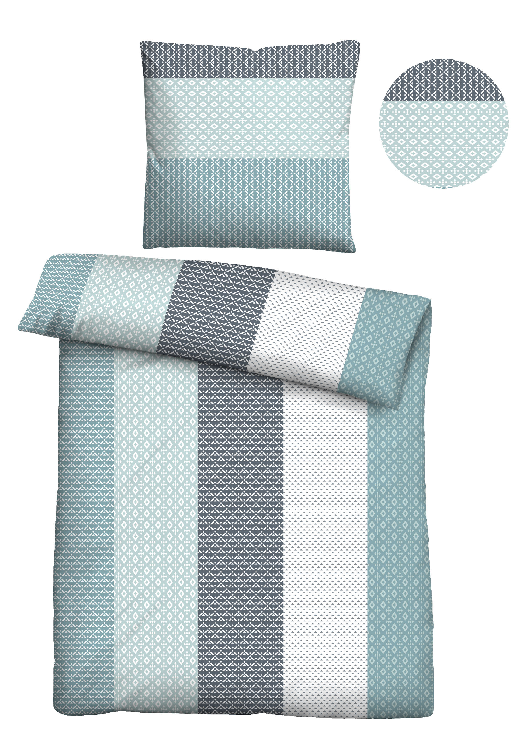 Castell - Markenbettwäsche Bettwäsche "0380339" 2 Stk. tlg. Nicki, kuschelig + flauschig, temperaturausgleichend, bügelfrei, RV von Castell - Markenbettwäsche