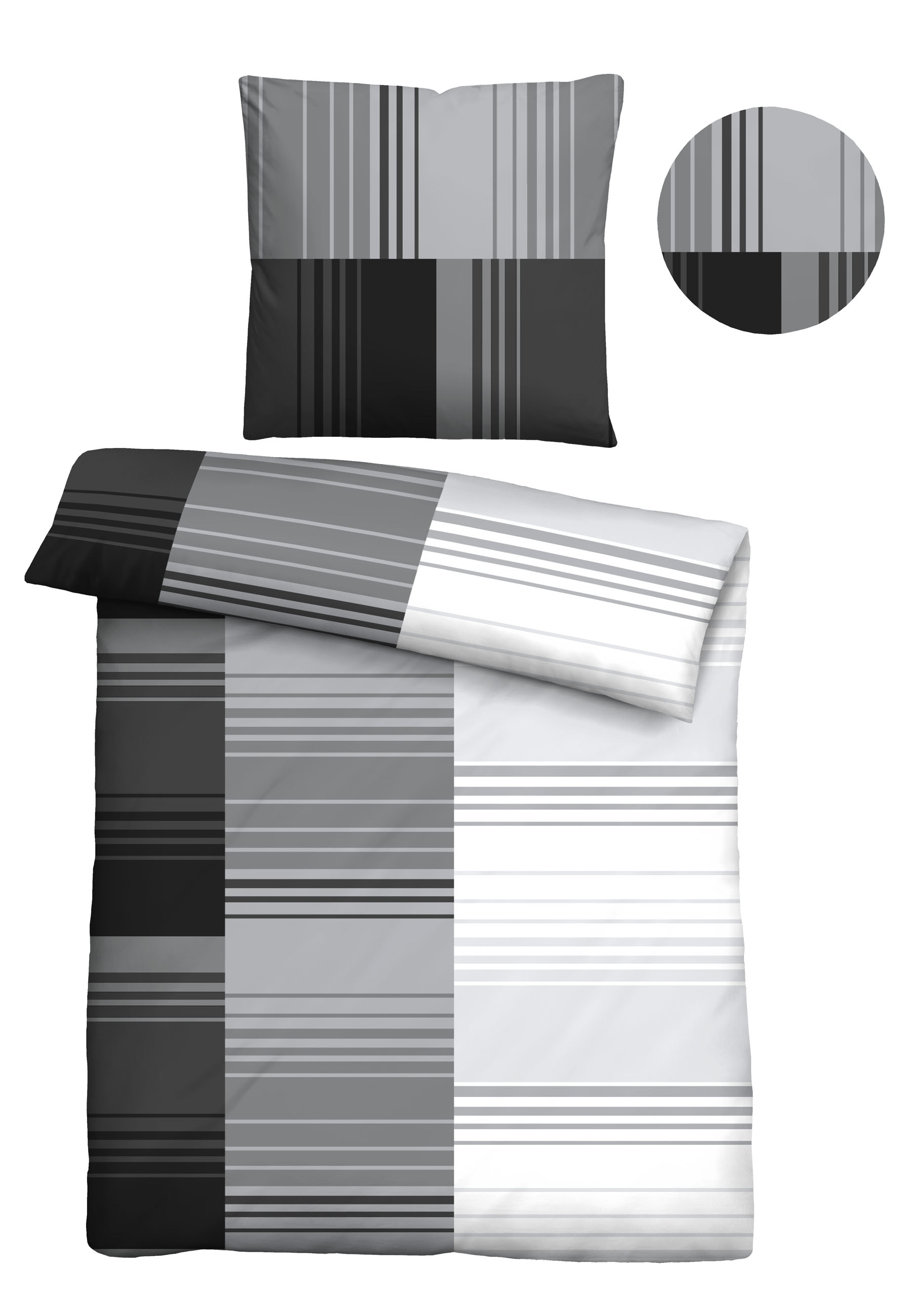 Castell - Markenbettwäsche Bettwäsche "0460124", Polycotton, hautsympathisch, atmungsaktiv, mit Reißverschlüssen Castell - Markenbettwäsche Bettwäsche "0460124", Polycotton, hautsympathisch, atmungsaktiv, mit Reißverschlüssen von Castell - Markenbettwäsche