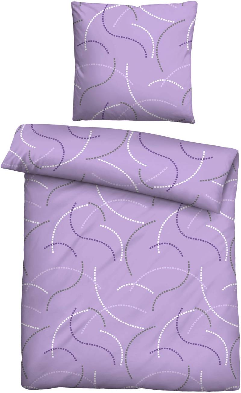 Castell - Markenbettwäsche Bettwäsche "0560966" 2 Stk. tlg. feiner Glanz + weicher Griff, pflegeleicht, ganzjährig einsetzbar, RV von Castell - Markenbettwäsche