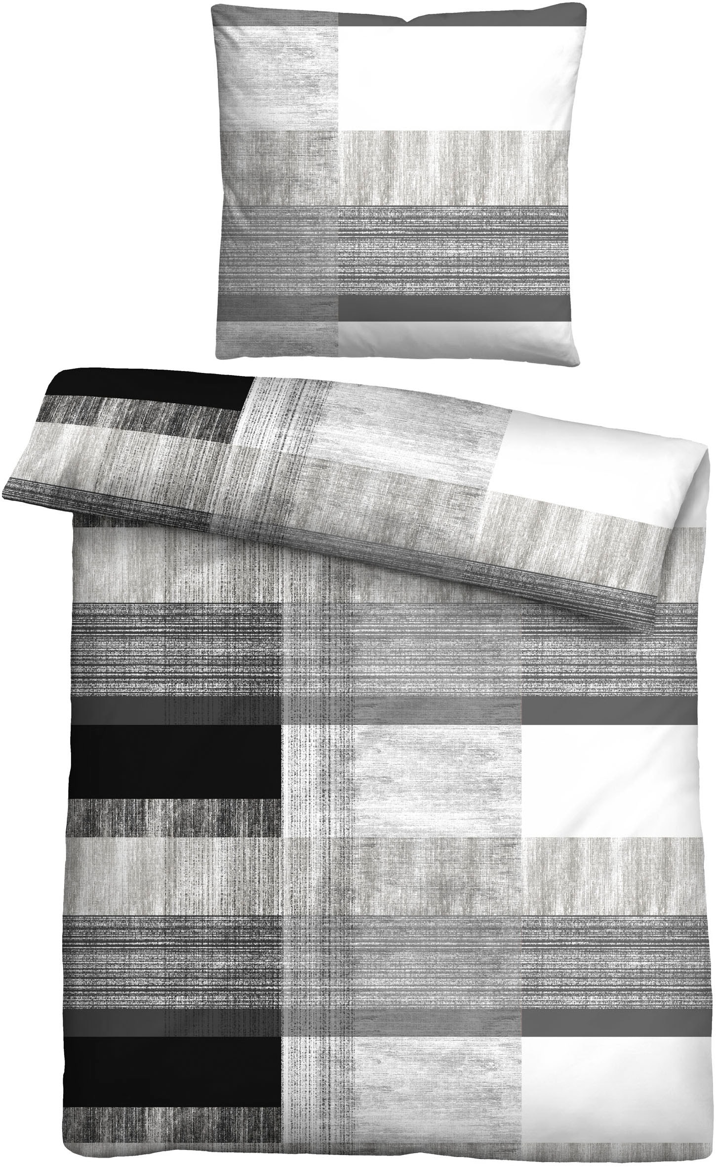 Castell - Markenbettwäsche Bettwäsche "0560967" 2 Stk. tlg. feiner Glanz + weicher Griff, pflegeleicht, ganzjährig einsetzbar, RV von Castell - Markenbettwäsche