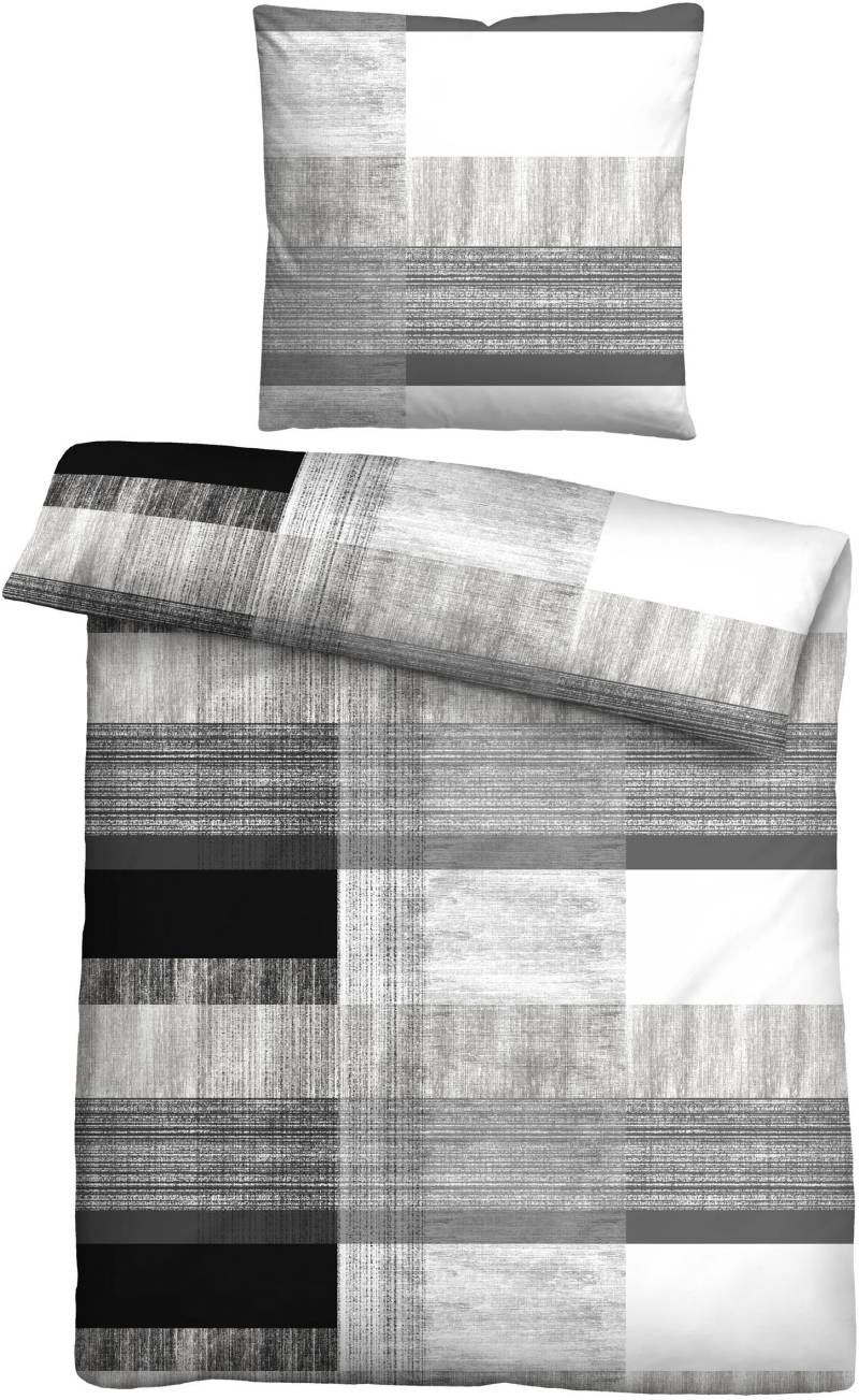 Castell - Markenbettwäsche Bettwäsche "0560967" 2 Stk. tlg. feiner Glanz + weicher Griff, pflegeleicht, ganzjährig einsetzbar, RV von Castell - Markenbettwäsche