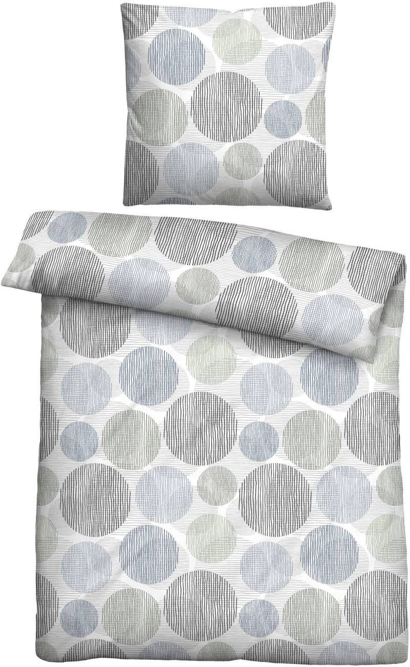 Castell - Markenbettwäsche Bettwäsche "0560988" 2 Stk. tlg. feiner Glanz + weicher Griff, pflegeleicht, ganzjährig einsetzbar, RV von Castell - Markenbettwäsche