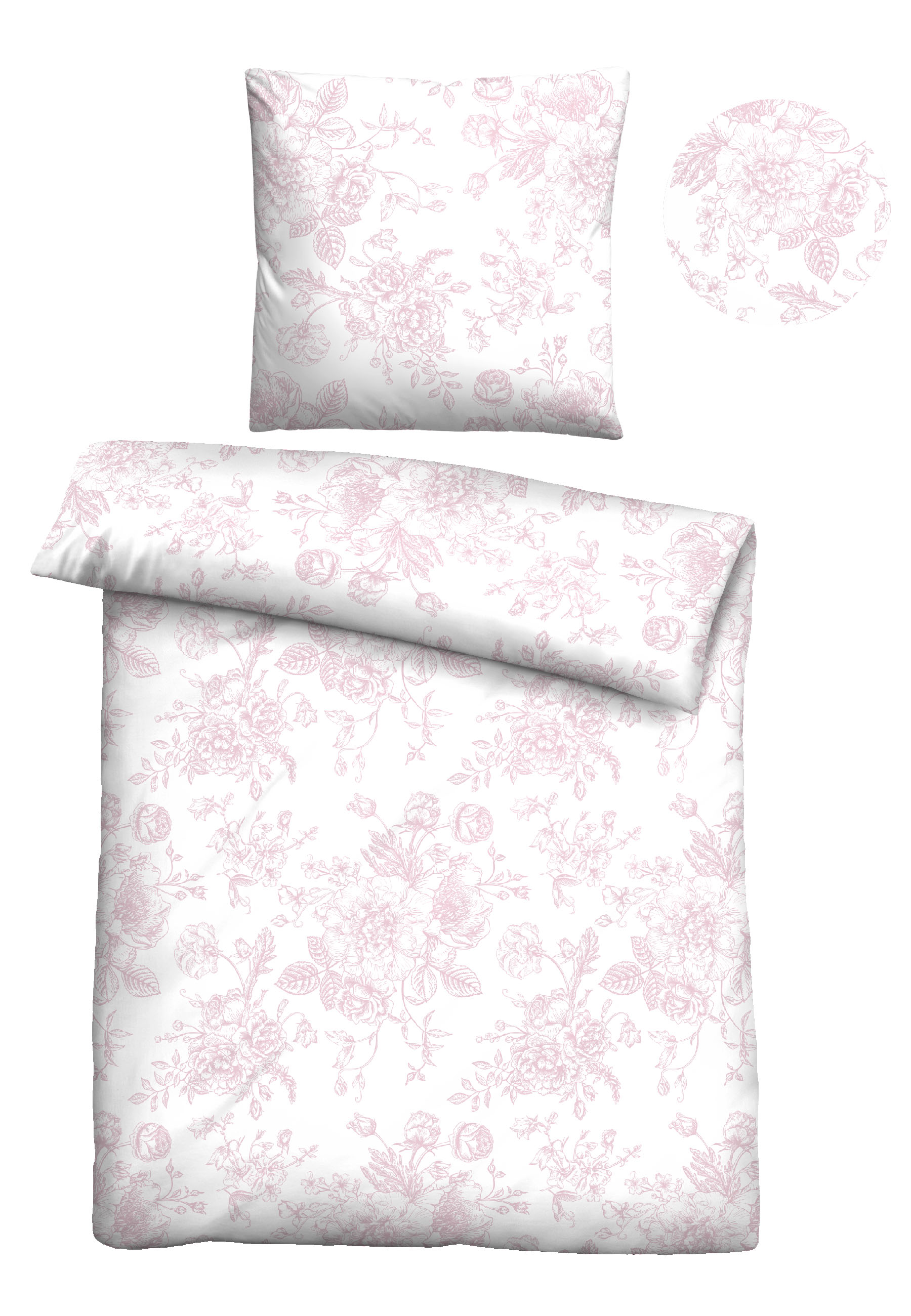 Castell - Markenbettwäsche Bettwäsche "0601101" 2 Stk. tlg. feiner Glanz + weicher Griff, pflegeleicht, ganzjährig einsetzbar, RV von Castell - Markenbettwäsche