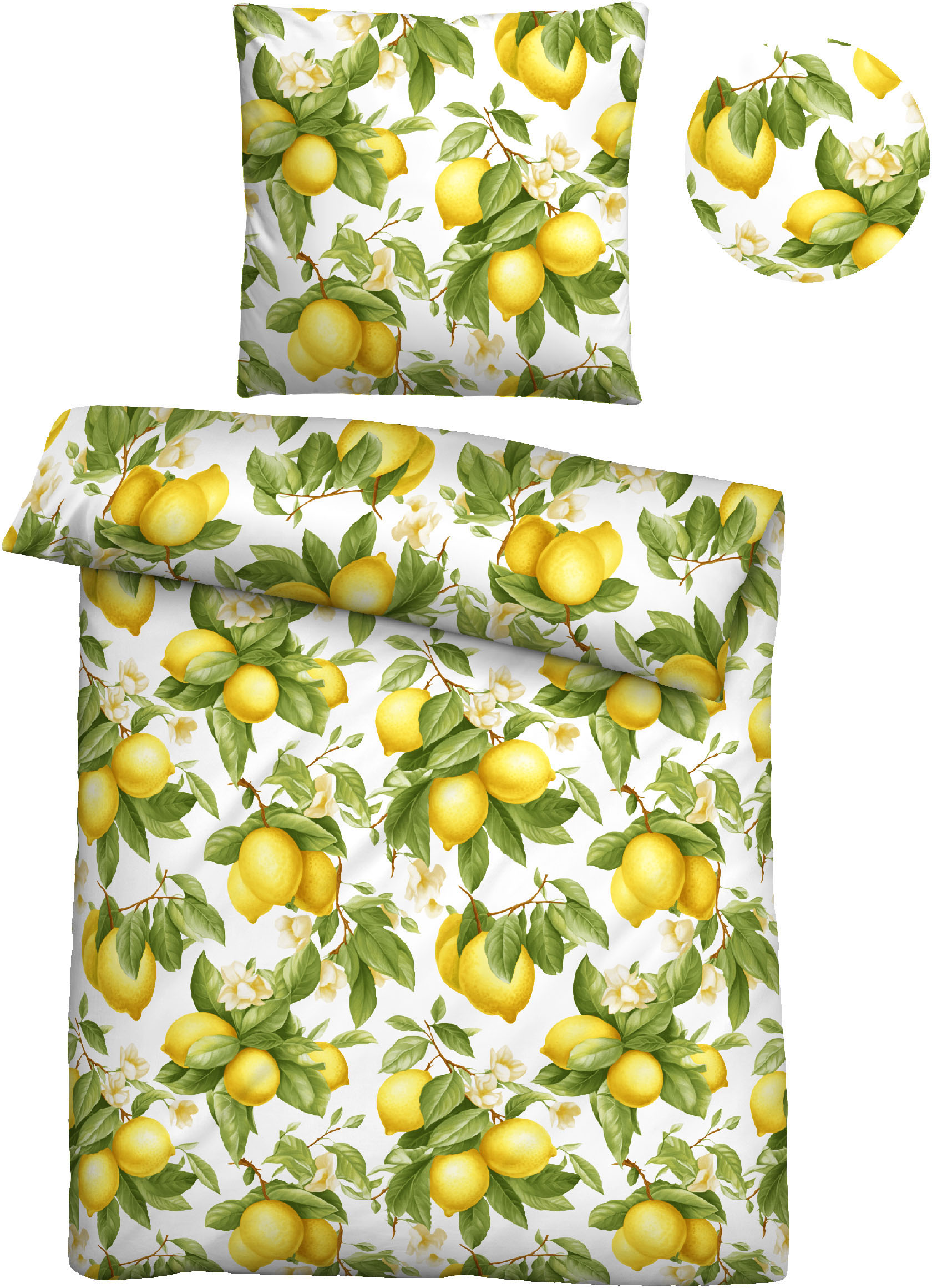 Castell - Markenbettwäsche Bettwäsche "Romy" 2 Stk. tlg. hautsympathisch, 100% Baumwolle, Reißverschluss, ganzjährig nutzbar von Castell - Markenbettwäsche