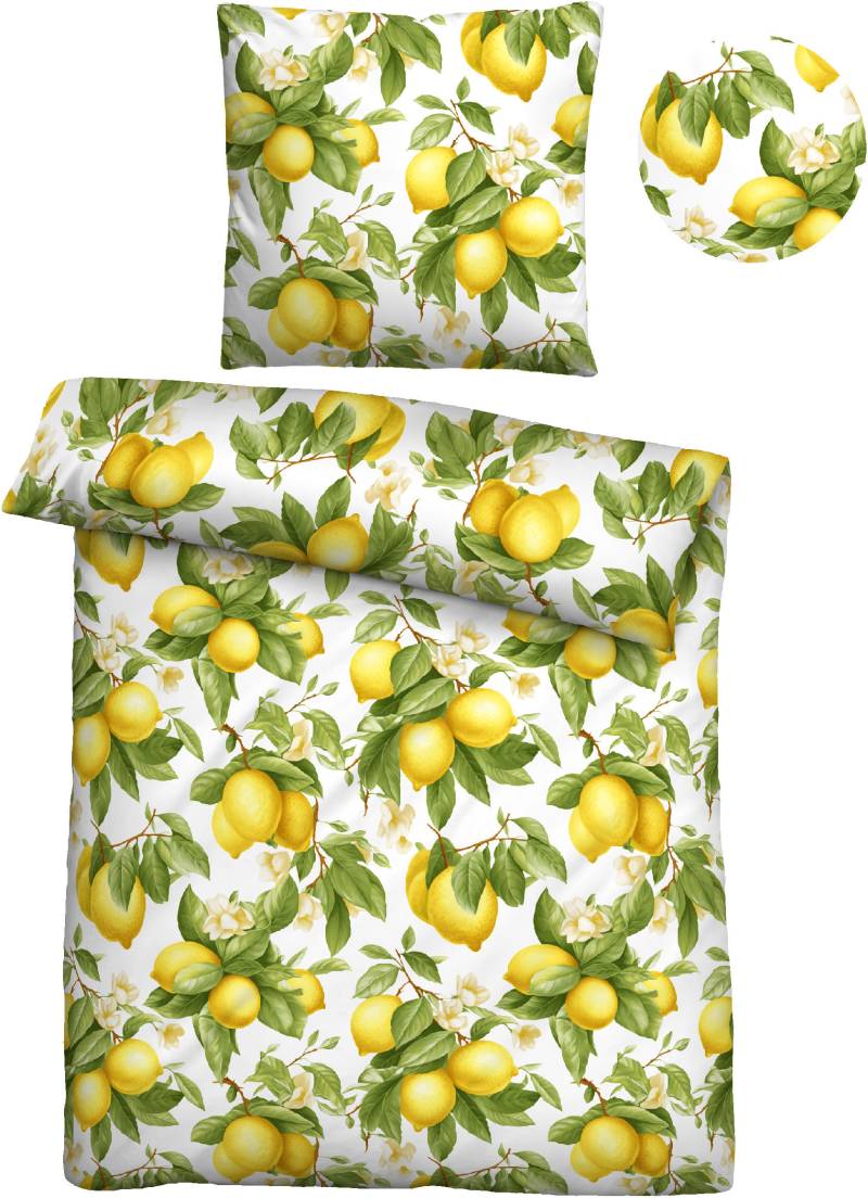 Castell - Markenbettwäsche Bettwäsche "Romy" 2 Stk. tlg. hautsympathisch, 100% Baumwolle, Reißverschluss, ganzjährig nutzbar von Castell - Markenbettwäsche