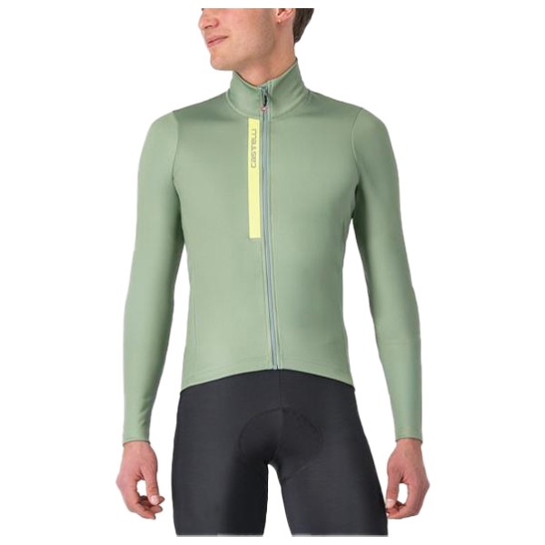 Castelli - Entrata Thermal Jersey - Radtrikot Gr XL grün von Castelli