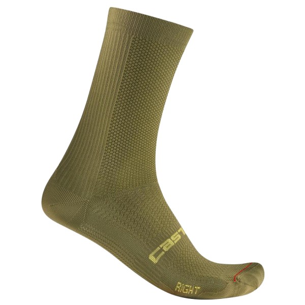 Castelli - Espresso 18 Sock - Radsocken Gr XXL oliv von Castelli