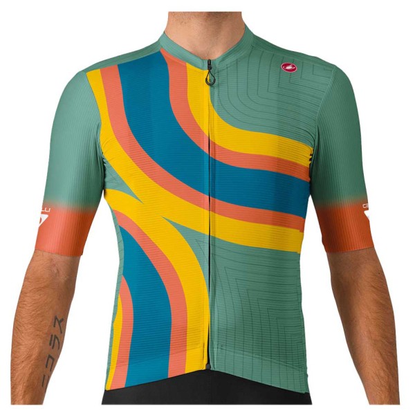 Castelli - Espresso Jersey - Radtrikot Gr L bunt von Castelli