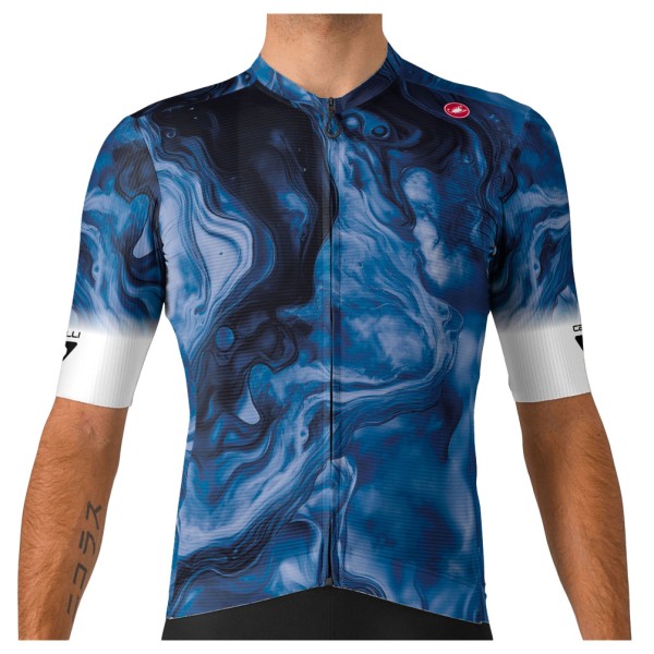 Castelli - Espresso Jersey - Radtrikot Gr M blau von Castelli