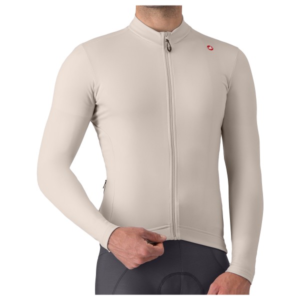 Castelli - Espresso Thermal Jersey - Radtrikot Gr L grau von Castelli