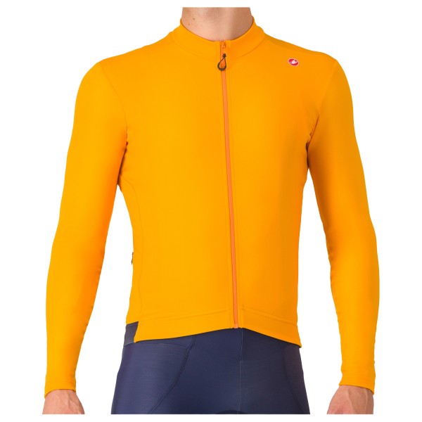Castelli - Espresso Thermal Jersey - Radtrikot Gr S orange von Castelli
