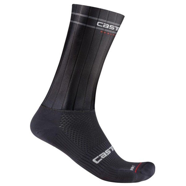 Castelli - Fast Feet 3 Sock - Radsocken Gr XXL schwarz/grau von Castelli