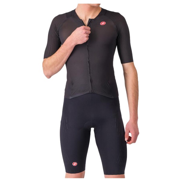 Castelli - Free Sanremo Tri Suit S/S - Radeinteiler Gr S grau von Castelli