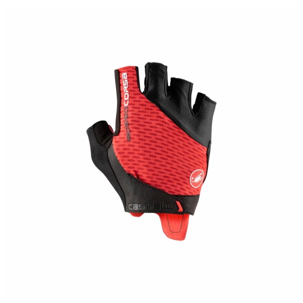 Castelli - Rosso Corsa Pro V Glove - Handschuhe Gr M rot von Castelli