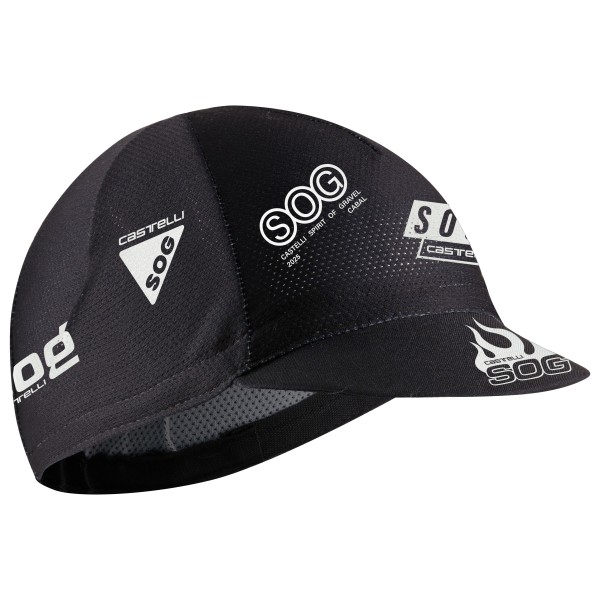 Castelli - SOG Cycling Cap - Cap Gr One Size schwarz/grau von Castelli