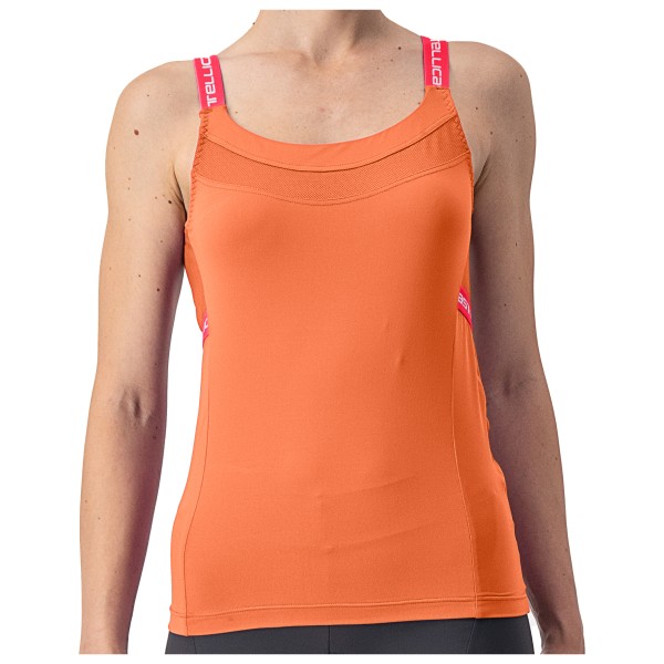 Castelli - Women's Bavette - Rad Singlet Gr L orange von Castelli