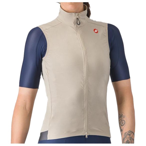Castelli - Women's Espresso Vest - Fahrradweste Gr XL beige von Castelli