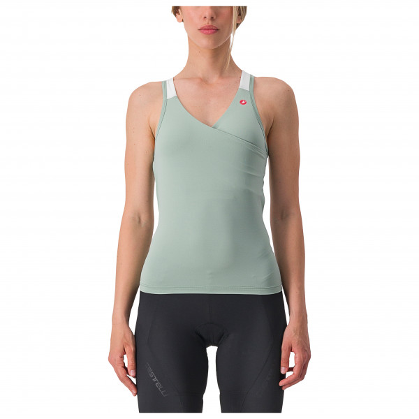 Castelli - Women's Solaris Top - Rad Singlet Gr L grau von Castelli