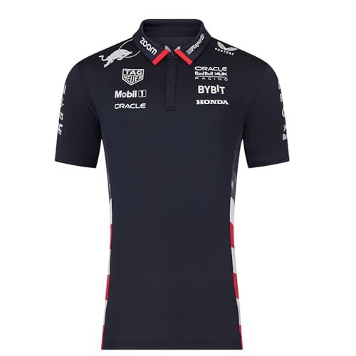 2024 Red Bull Racing America Race Team Polo Shirt (Night Sky), Navy, XXL Adults von Castore