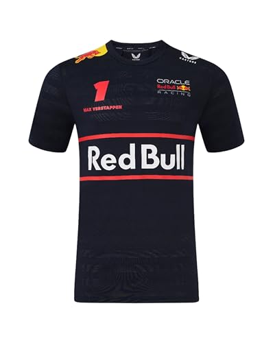 Castore Max Verstappen T-Shirt F1 Teamline Oracle RB Kinder, blau, 12 Jahre von Castore
