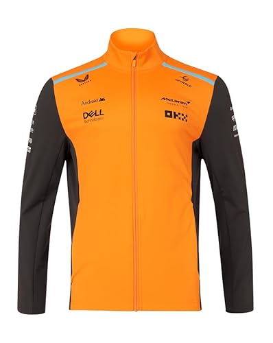 Castore McLaren F1 2024 Herren Team Softshell Jacke, Papaya, XX-Large von Castore