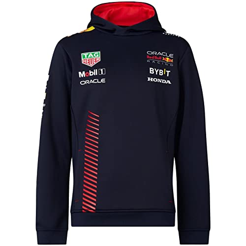 Castore Offizieller Formel-1-Hoodie für Kinder von Red Bull Racing F1 Team Formula - Blau - 12 Jahre von Castore