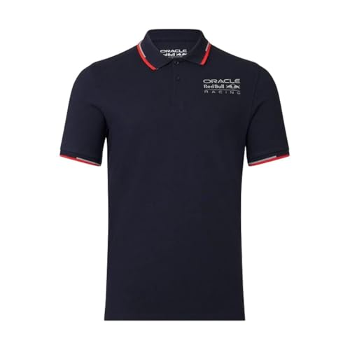Red Bull Racing F1 Core Logo Polo, Blau, L von Castore