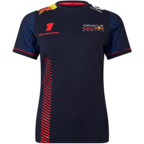 Red Bull Racing F1 Damen 2023 Max Verstappen Team T-Shirt, Nachthimmel (Night Sky), XX-Large von Castore