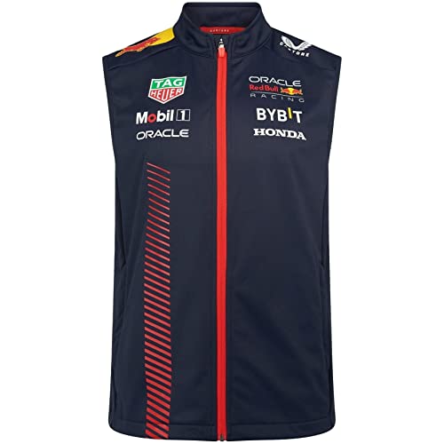 Red Bull Racing F1 Team Formula Ärmellose Jacke Offizielle Formel 1 - Blau - L von Castore