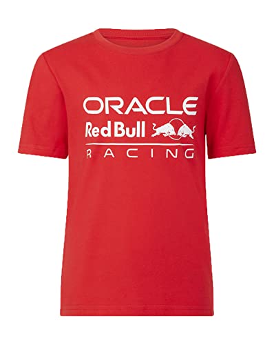 Red Bull Racing F1 Team Logo Formula Kids T-Shirt Offizielles Formel 1 - Rot - 8 Jahre von Castore