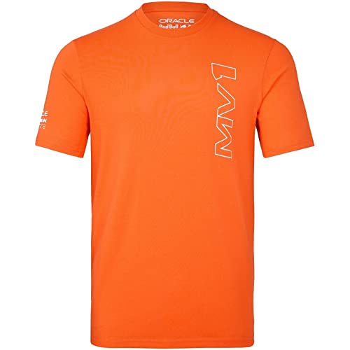 Red Bull Racing F1 Team Max Verstappen 1 Formel Kinder T-Shirt Offizielles Formel 1 - Orange - 12 Jahre von Castore