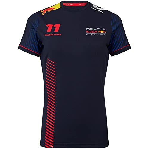 Red Bull Racing F1 Team Sergio Perez 11 Formula Damen T-Shirt Offizielle Formel 1 - Blau - M Red Bull Racing F1 Team Sergio Perez 11 Formula Damen T-Shirt Offizielle Formel 1 - Blau - M von Castore