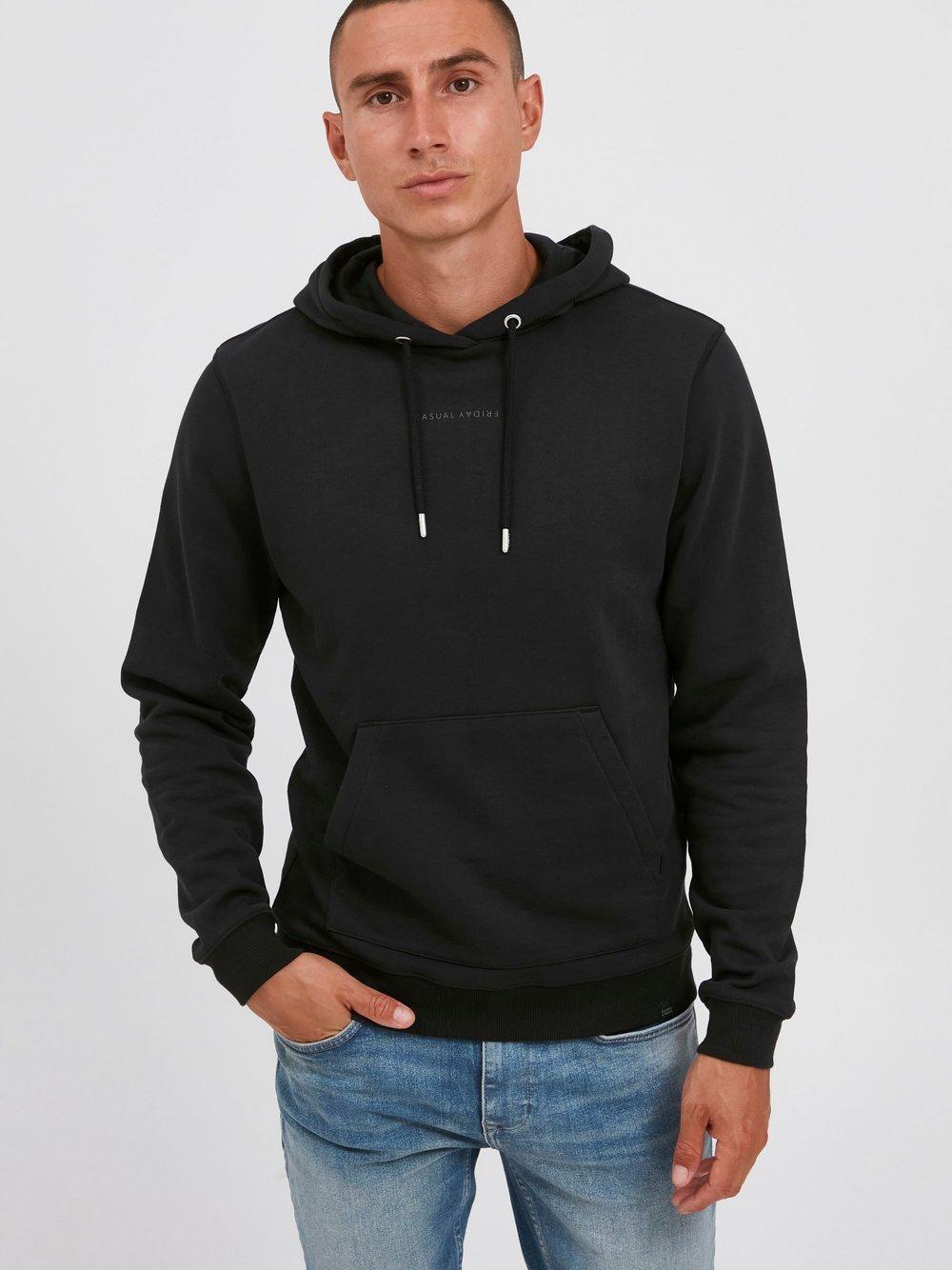 CASUAL FRIDAY Kapuzenpullover Herren Baumwolle, schwarz von Casual Friday