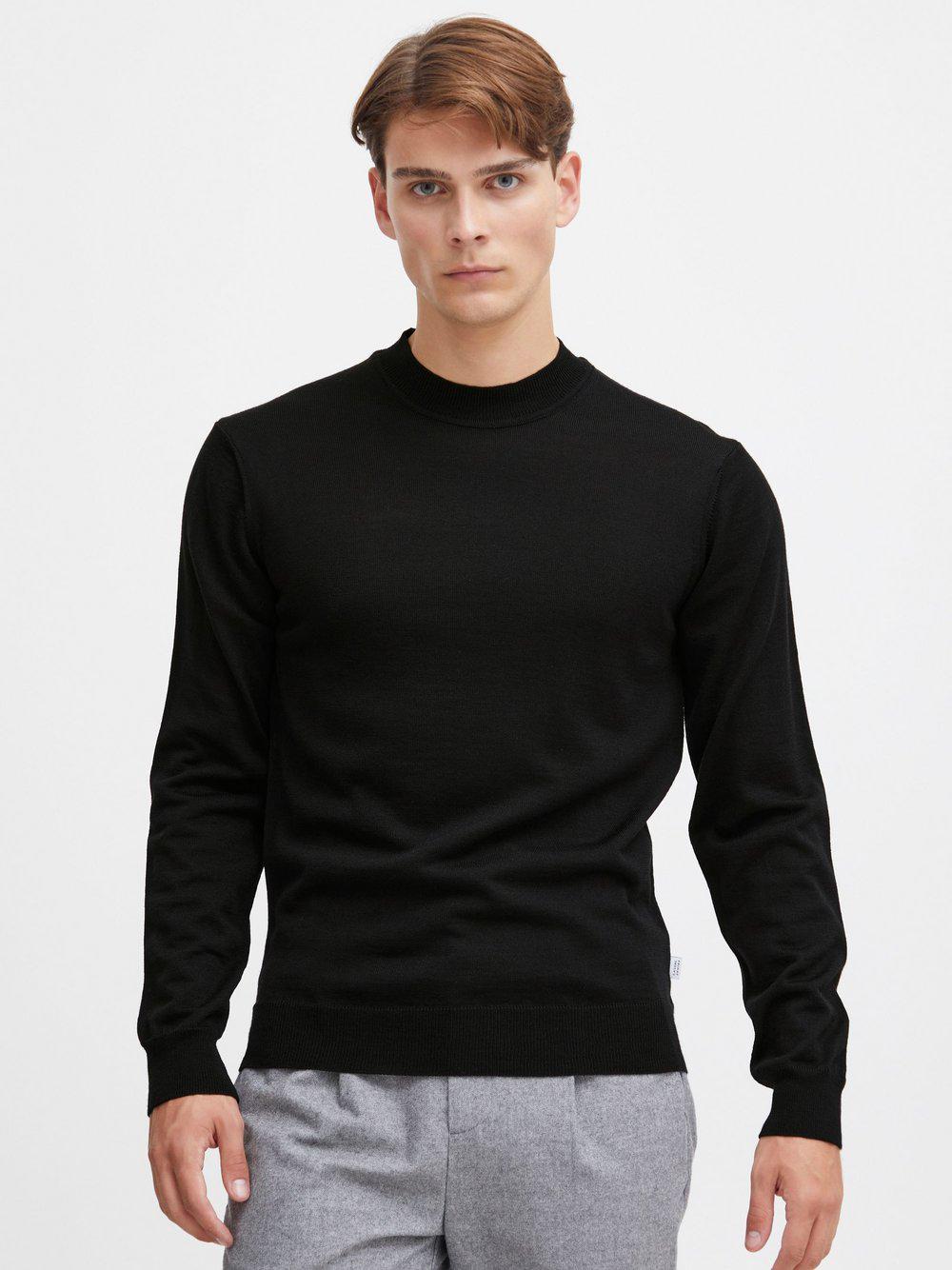 CASUAL FRIDAY Strickpullover Herren Rundhals, schwarz von Casual Friday